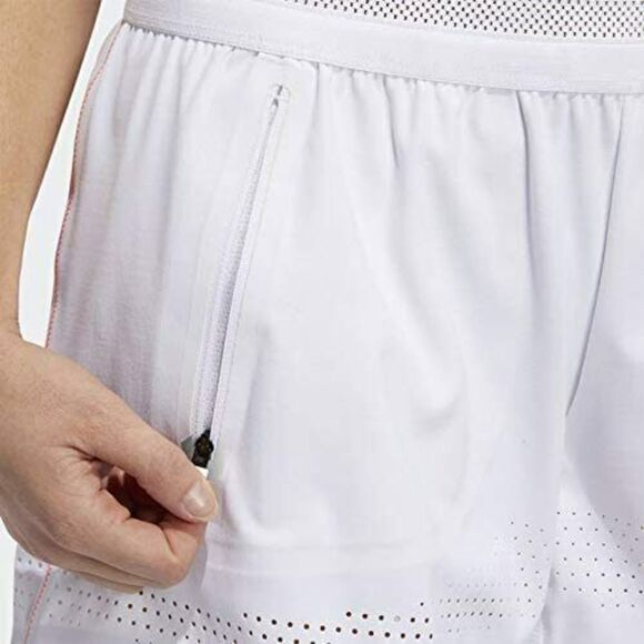 adidas FN6014 Womens Size XS White Performance Heat.RDY Training Shorts Orbit - Picture 6 of 7